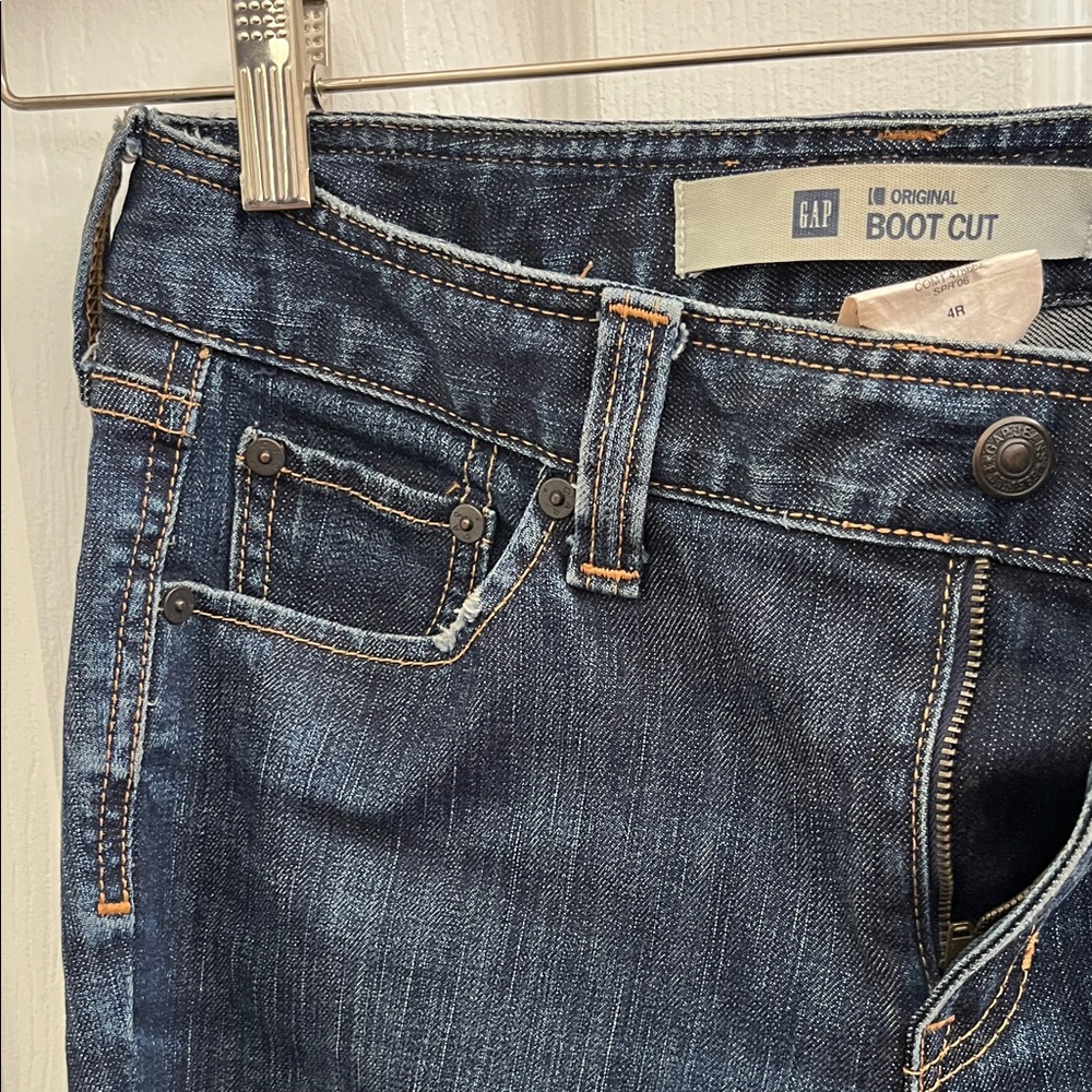 Gap Original Boot cut Classic Blue Denim Jeans - Picture 7 of 8